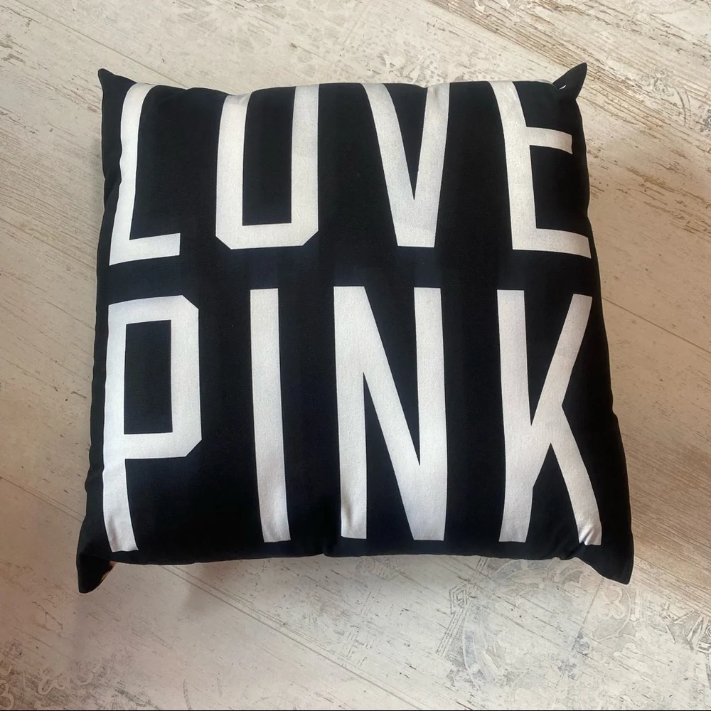 RARE PINK Reversible Dorm “Love Pink” Pillow